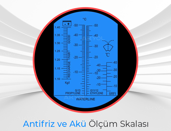 akü ve antifriz refraktometre cihazı