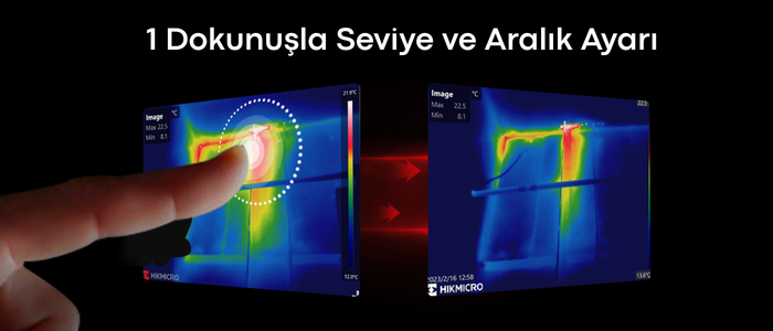 HIKMICRO M31 Seviye ve Aralık Ayarı