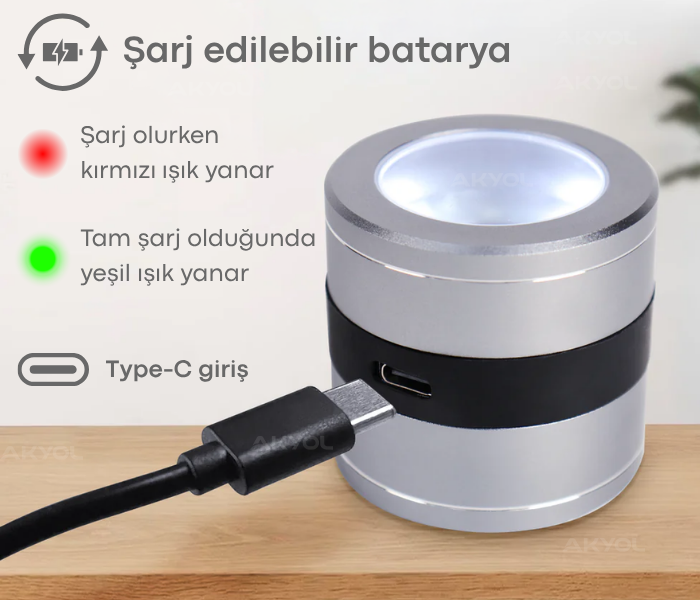 led ışıklı mini büyüteç modeli