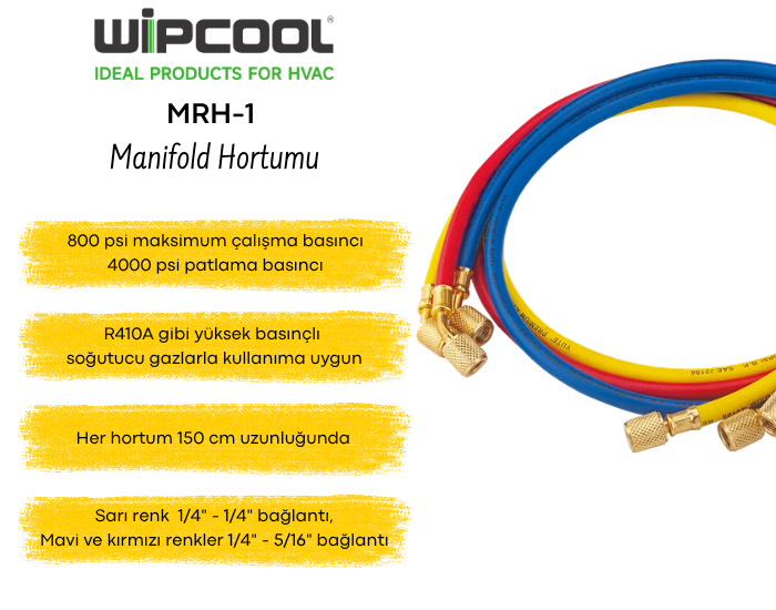 manifold hortum seti