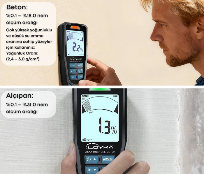 MTC - 3 Beton Nem Ölçümü
