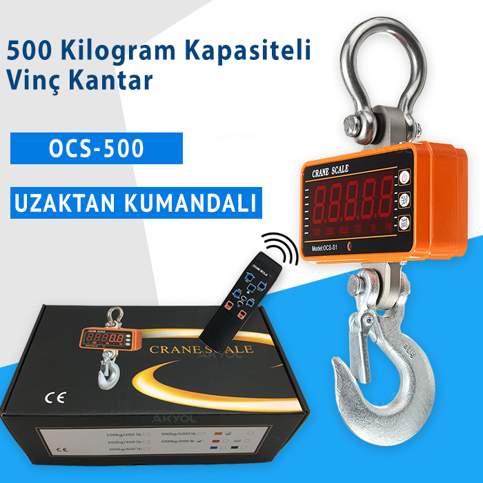 ocs 500 vinç kantar