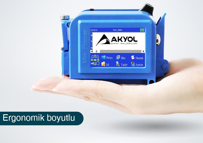 El tipi ürün etiketleme yazıcısı
