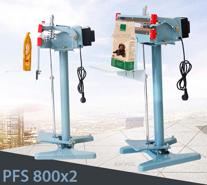 pfs 800x2 poşet yapıştırma makinası