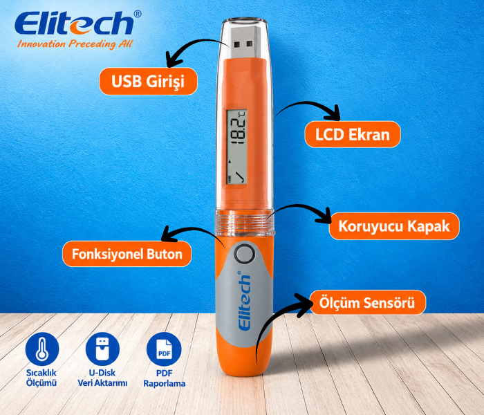 sıcaklık ve nem datalogger cihazı