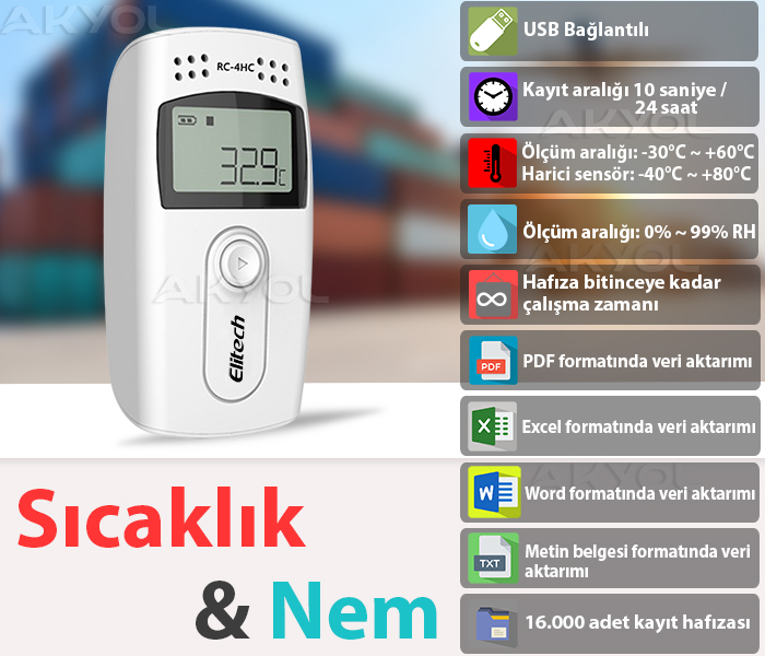 rc4-HC sıcaklık kayıt cihazı