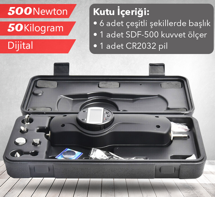 SDF-500 dijital kuvvet ölçer