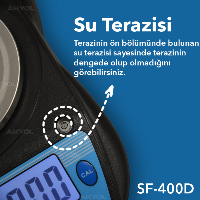 SF-400D 600 gram hassas terazi