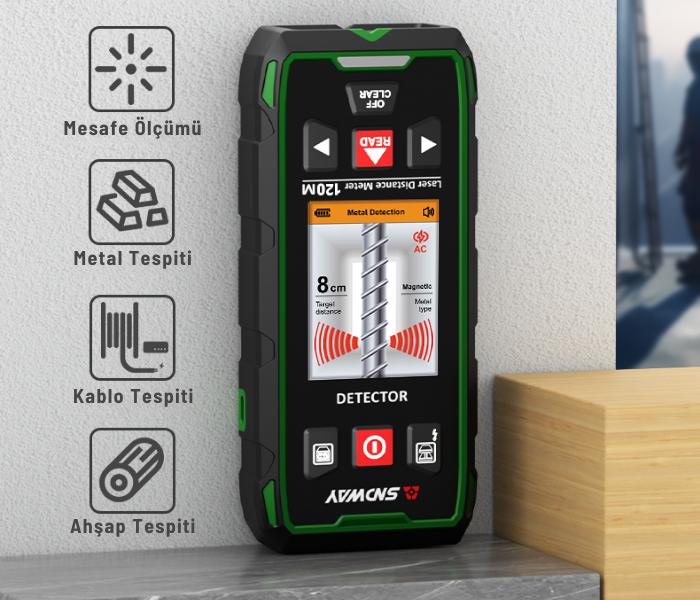 dedektör ve mesafe ölçümü
