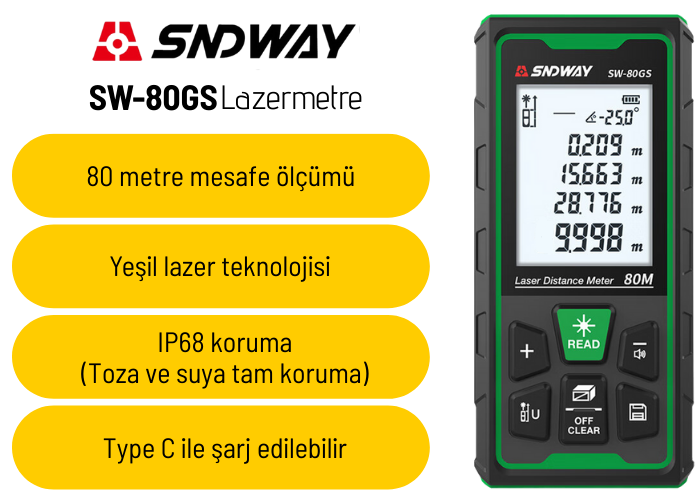 sw-80gs lazermetre