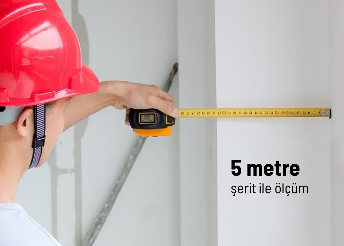 sndway sw-tm60a şerit ile ölçüm