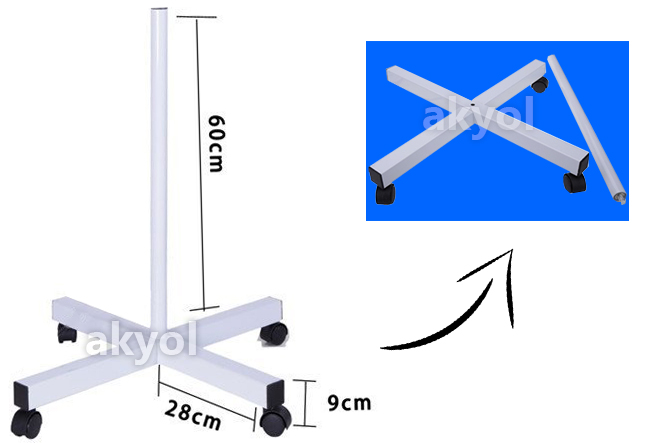 ayaklı led büyüteç