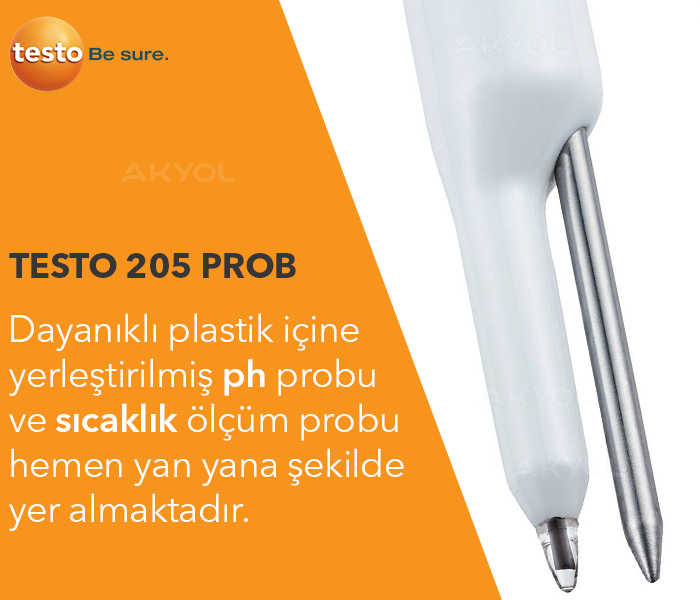 testo 205 gıda ph metresi