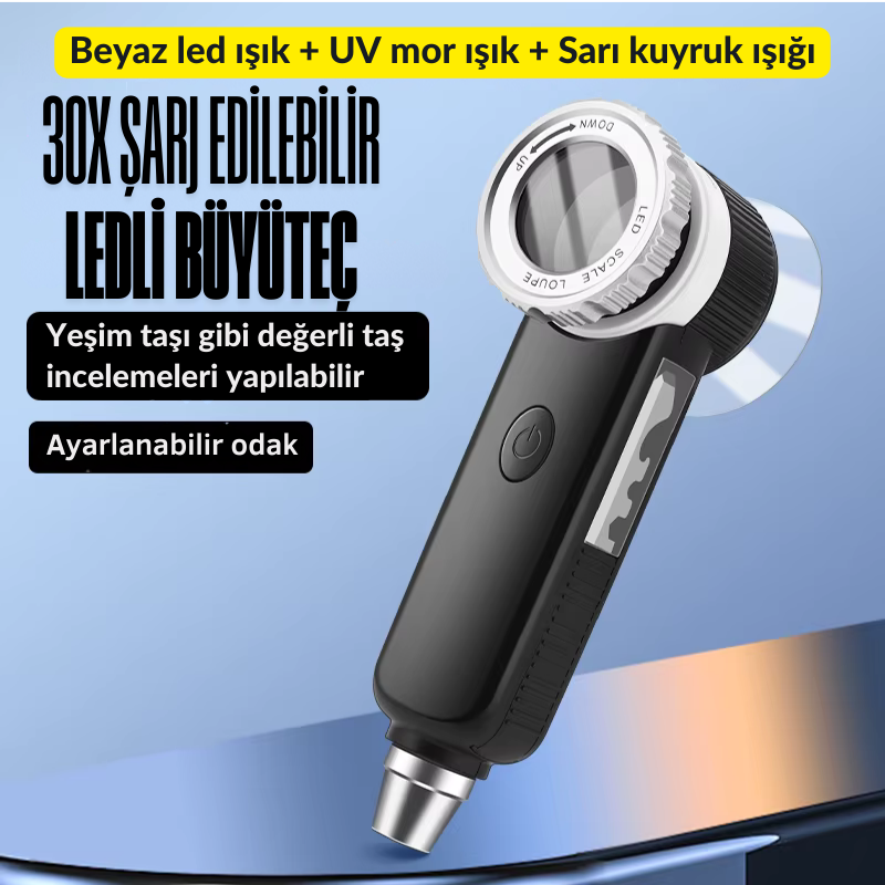 şarjlı büyüteç