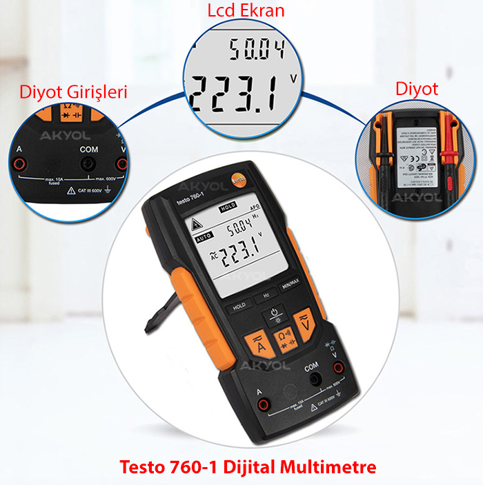 Testo 760-1 Dijital Multimetre