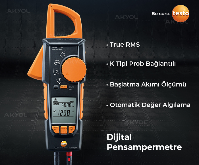 testo 770-2 pens ampermetre