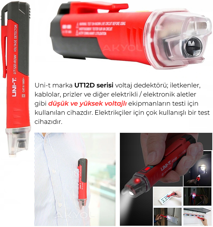 UT12D-ROW voltaj dedektörü