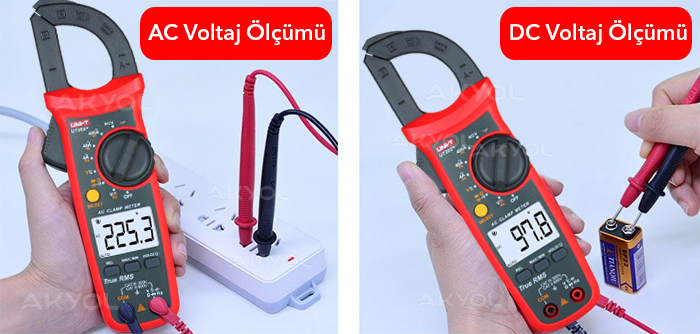 UT202+ AC DC voltaj ölçüm cihazı