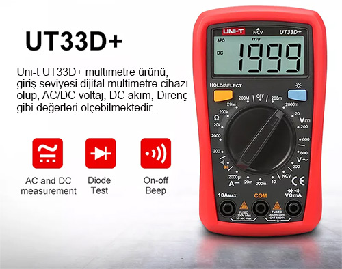 UNI-T UT33D+