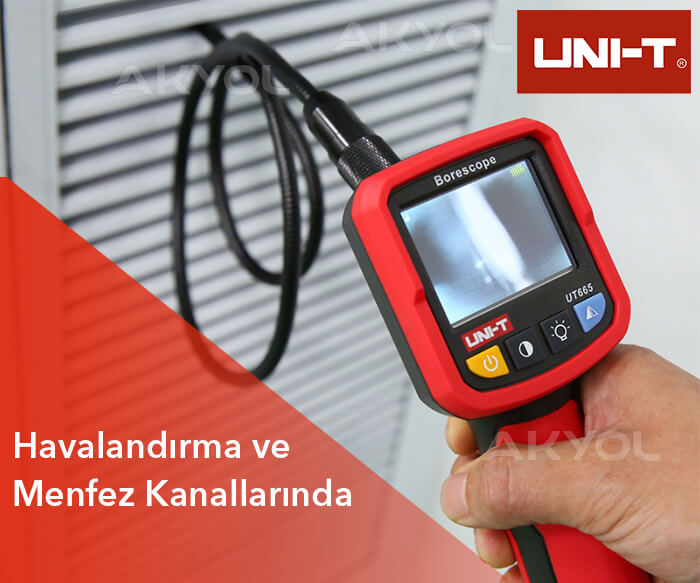 uni-t ut665 boroskop yılan kamera