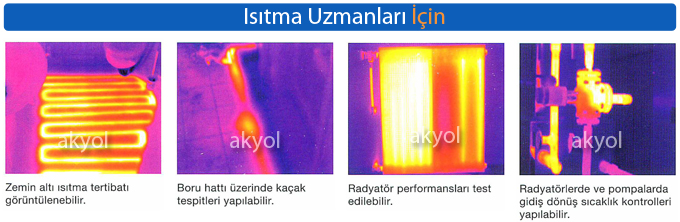 ısıtma uzmanları için termal kamera