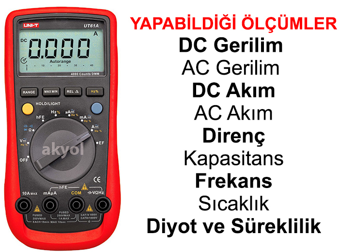 ut61a ölçüm