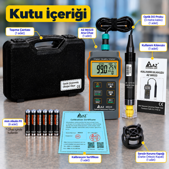 az 86023 kutu içeriği