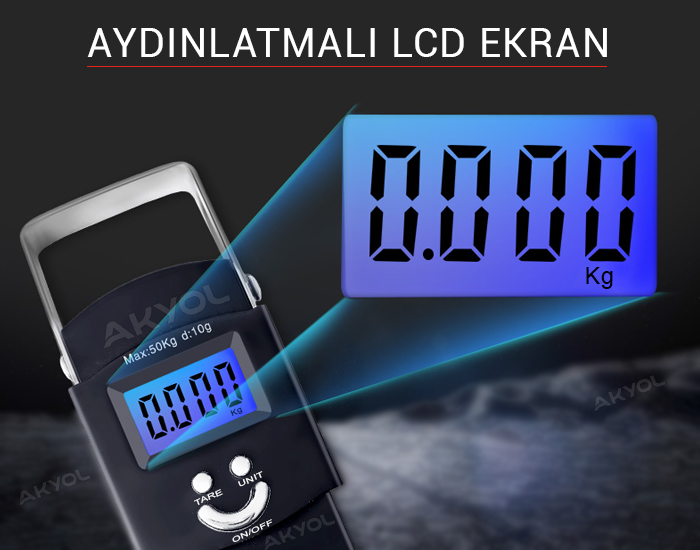 b50 dijital askı terazisi