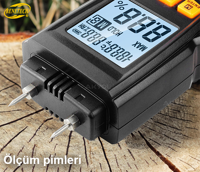 bgm-610 ahşap nem ölçer