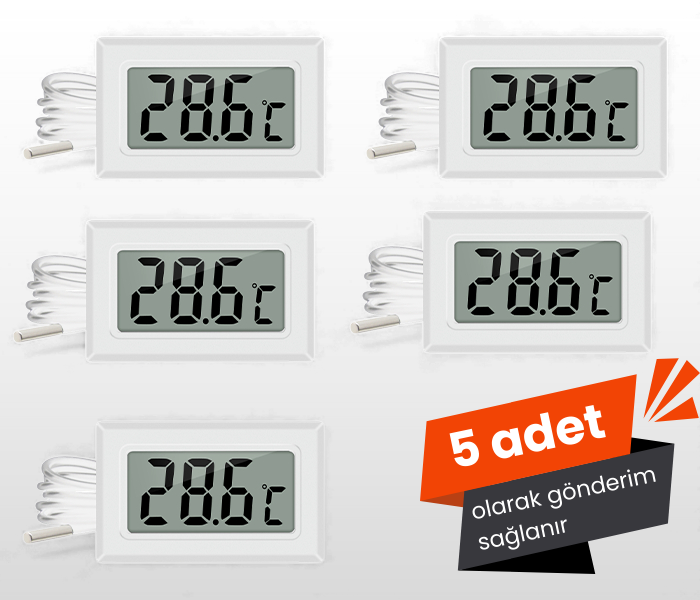 dc-1 kablolu termometre