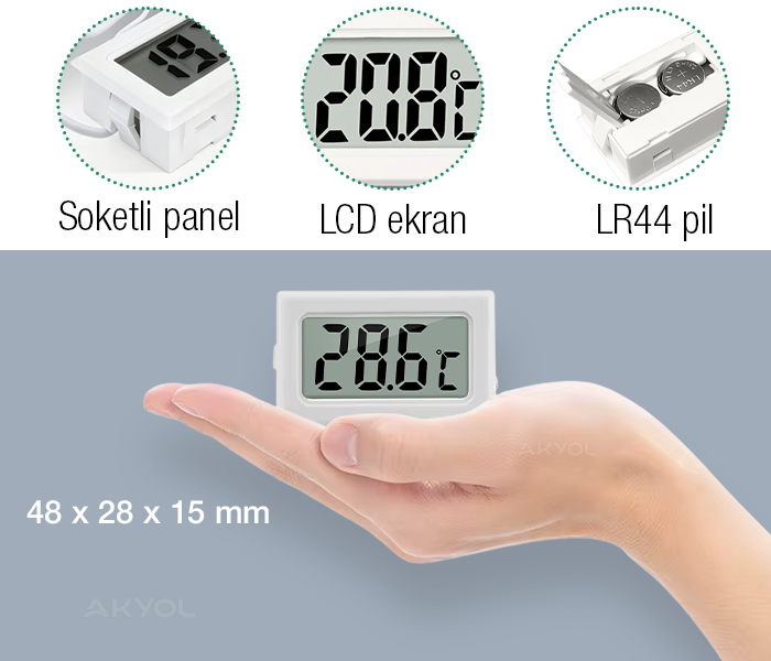 soketli sıcaklık ölçer