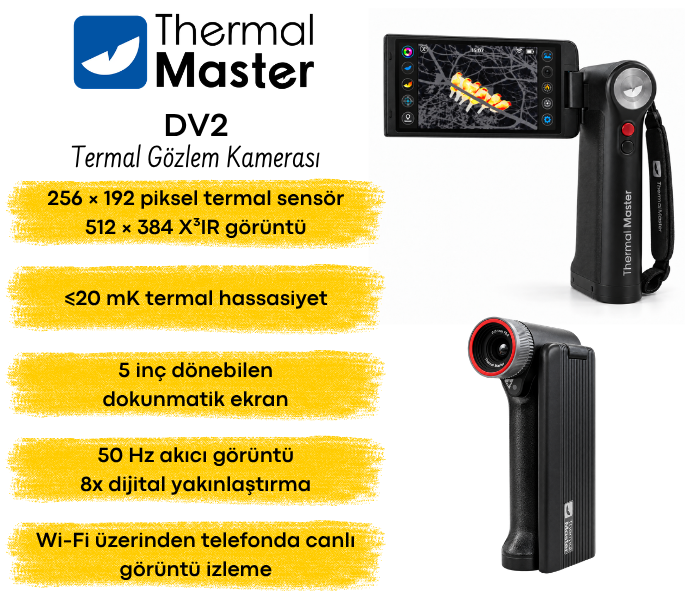 Thermal Master DV2 kuş ve yaban hayatı gözlem termal kamerası