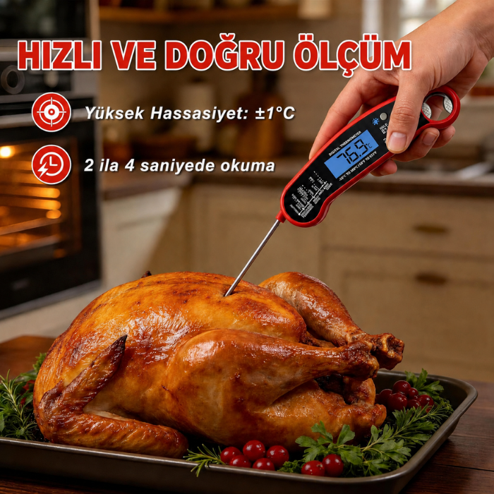 Inno 502 ile hızlı ve hassas gıda sıcaklığı ölçümü