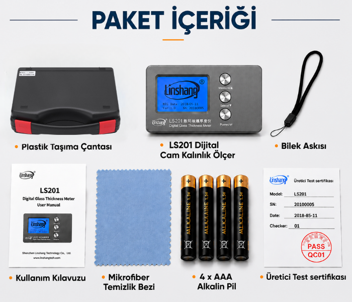 ls201 paket içeriği