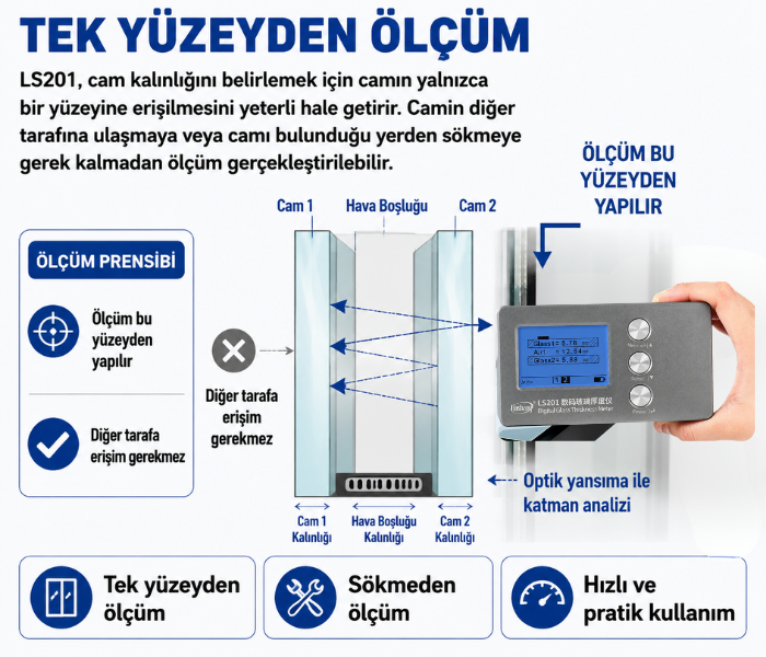 ls201 tek yüzey ölçüm