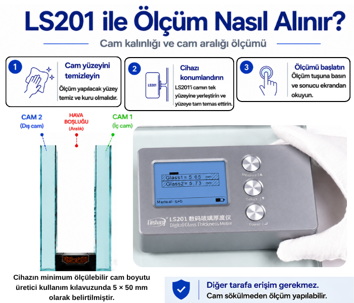 ls201 ölçüm nasıl alınır