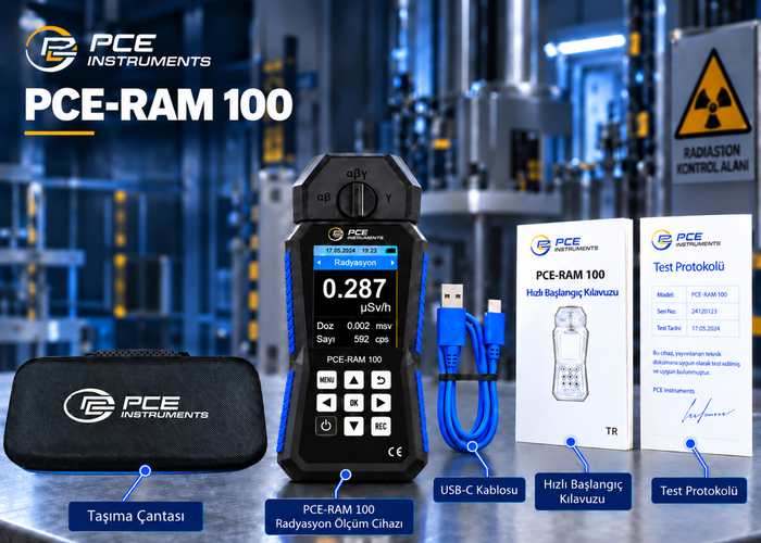 pce-ram 100 teslimat içeriği