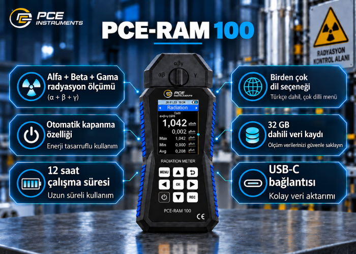 pce-ram 100 teknik özellikler