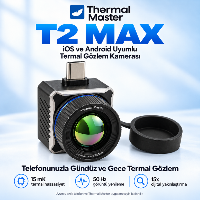 Thermal Master T2 Max termal gözlem kamerasının genel özellikleri