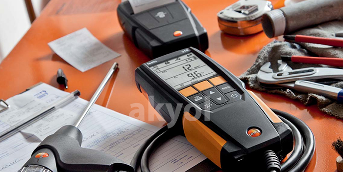 Testo 310 baca gazı analiz cihazı