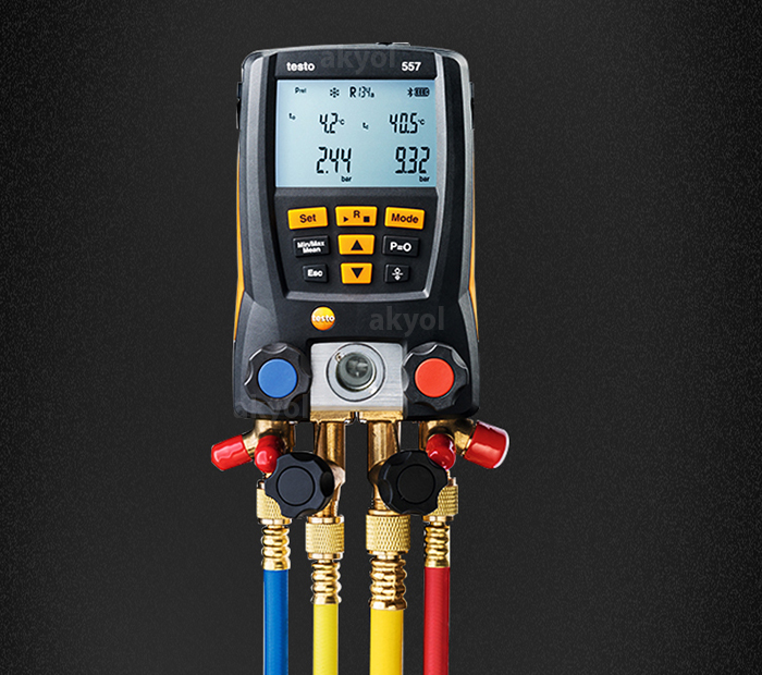 testo 557 dijital manifold ölçüm cihazı