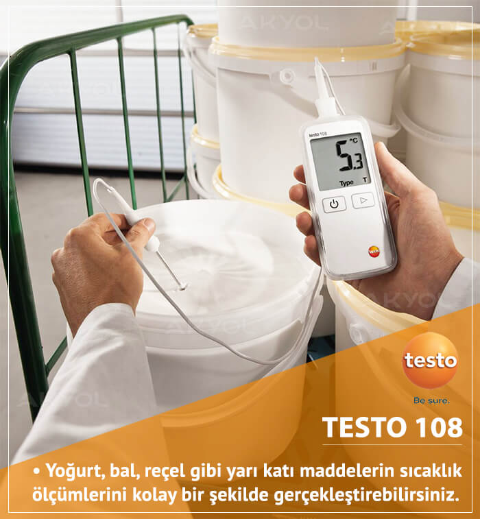 testo 108 problu sıcaklık ölçer