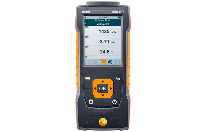 testo 440 rüzgar hızı ölçer