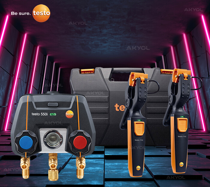 testo 550i smart manifold seti