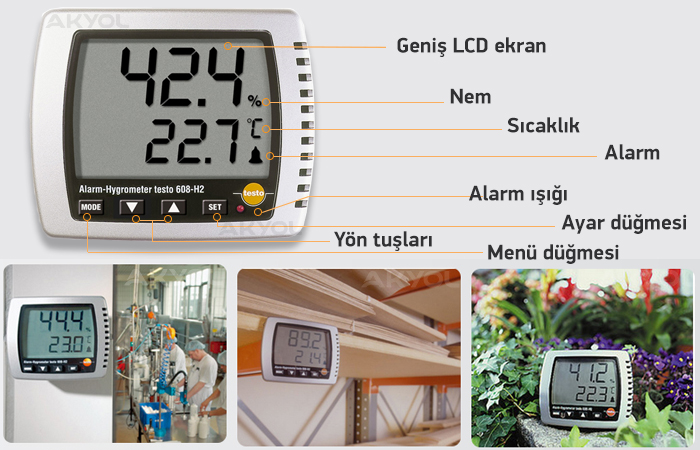 testo 608-h2 özellikleri