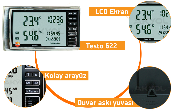 testo 622 basınç ölçer