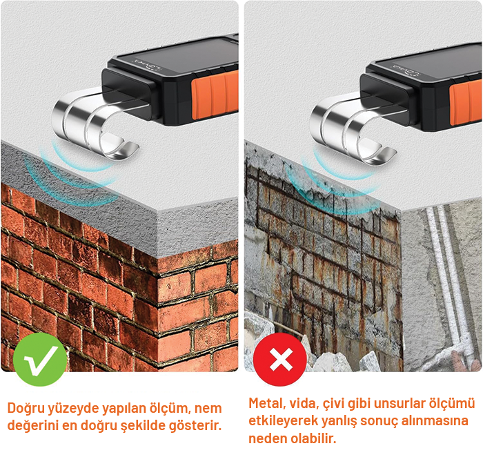 yapı malzemesi nem ölçer