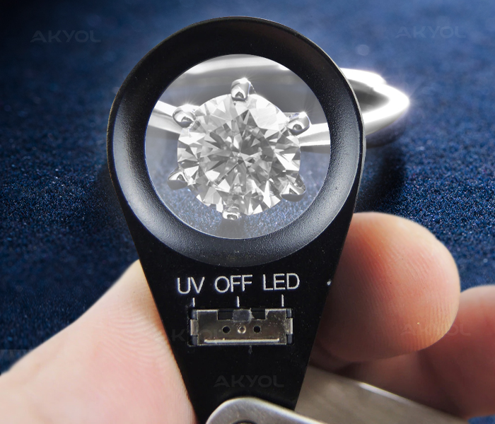 led ışıklı loupe