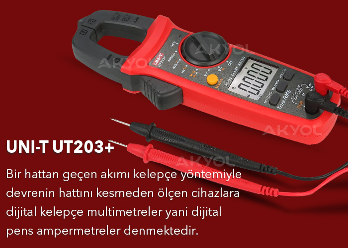 UNI-T UT203+ dijital pensampermetre cihazı