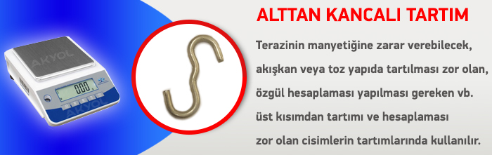 wl-6002 alltan tartım terazisi